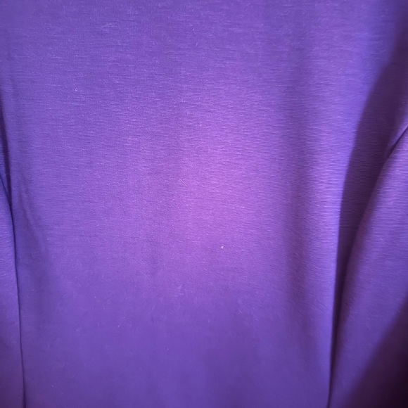 Linea Ponte by Louis Dell’Olio Purple Long Sleeve Dress – Size Large - Picture 3 of 7